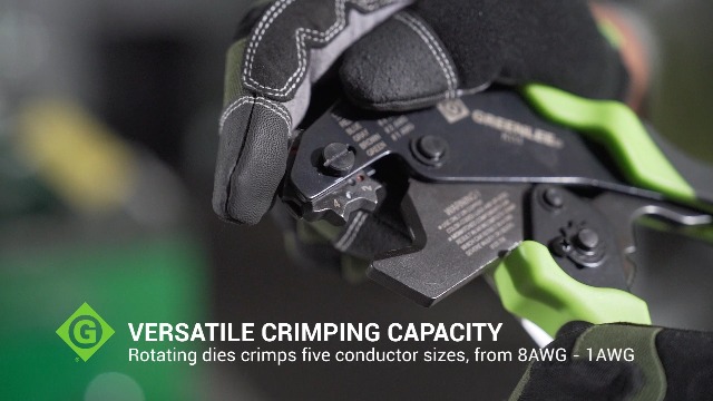 Greenlee K111 Crimping Tool 8-1 AWG - Crimpers - Amazon.com